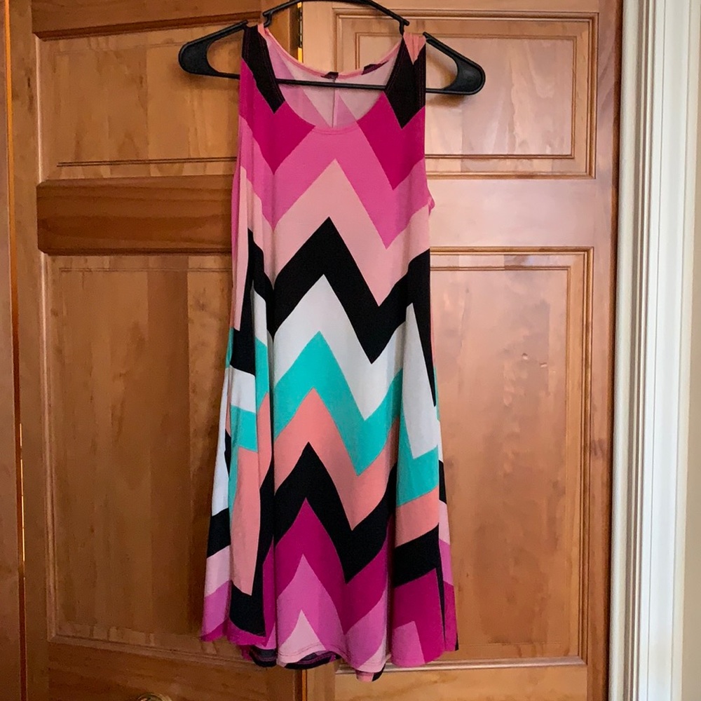 Colorful Zigzag Summer Dress